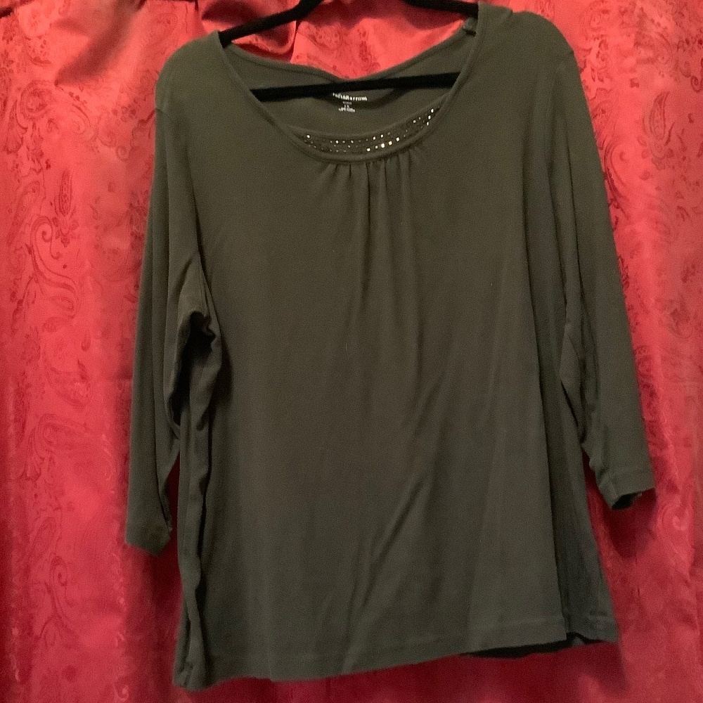 Brown, cotton shirt